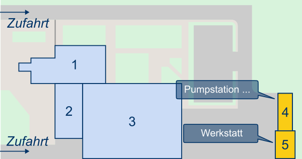 Lageplan des CEI-Geländes